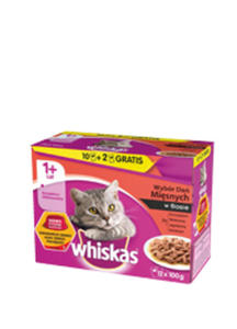 WHISKAS MISNE DANIA W SOSIE 12x100 g - 2854928835