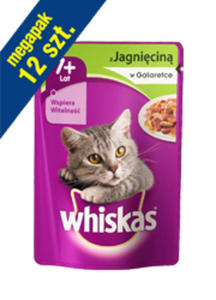 WHISKAS SENIOR Z JAGNIECIN W GALARETCE 12x100 g - 2854928858