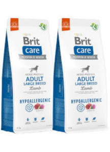 BRIT CARE HYPOALLERGENIC ADULT LARGE LAMB KARMA DLA PSA 2x12 kg - 2842299602