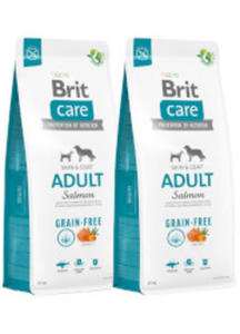 BRIT CARE GRAIN FREE ADULT SALMON KARMA DLA PSA 2x12 kg - 2851956209