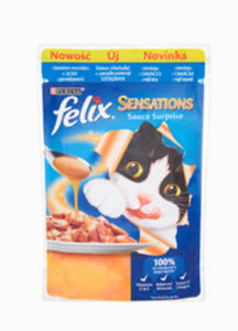 FELIX SENSATIONS Z OSOSIEM MORSKIM I POMIDORAMI W SOSIE 100 g - 2850925086