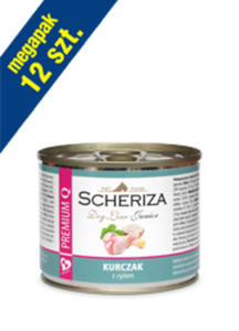 SCHERIZA JUNIOR KURCZAK Z RYEM 12x200 g - 2850368765