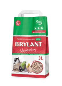 BRYLANT WIREK DREWNIANY MINI PELLET 3 L - 2838393518