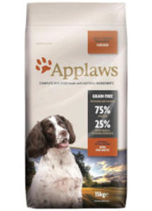 APPLAWS DRY ADULT SMALL / MEDIUM Z KURCZAKIEM 15 kg - 2857460410