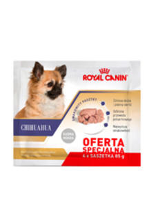 ROYAL CANIN BREED CHIHUAHUA MOKRA KARMA DLA DOROSYCH CHIHUAHUA 4x85 g - 2855268379