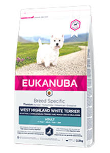 EUKANUBA BREED ADULT WEST HIGHLAND WHITE TERRIER KARMA DLA PSA 2,5 kg - 2864154620