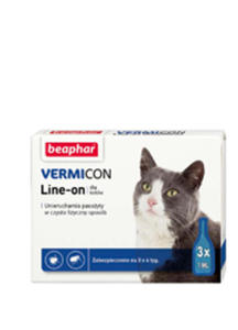 BEAPHAR VERMICON CAT - KROPLE SPOT-ON DLA KOTA, NA PCH - 2849794027