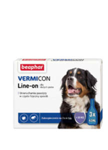 BEAPHAR VERMICON DOG L - KROPLE SPOT-ON DLA PSA, NA PCHY I KLESZCZE dostpne do wyczerpania zapasw 3x4,5ml - 2850213941