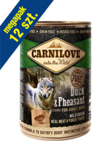 CARNILOVE MOKRA KARMA DLA PSA - KACZKA I BAANT 12x400 g - 2857460436