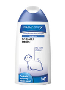 FRANCODEX SZAMPON DLA PSW - DO BIAEJ SIERCI 250 ml - 2855268317