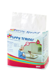 SAVIC PUPPY TRAINER PADS MEDIUM MATY DO NAUKI CZYSTOCI DLA SZCZENIT 50 podkadek - 2844104990