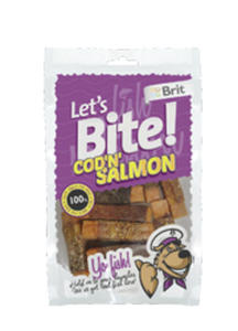 BRIT LETS BITE COD OSO PRZYSMAK DLA PSA 80 g - 2852569741