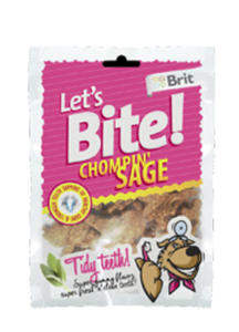 BRIT LETS BITE CHOMPIN SAGE PRZYSMAK DLA PSA 150 g - 2856565692