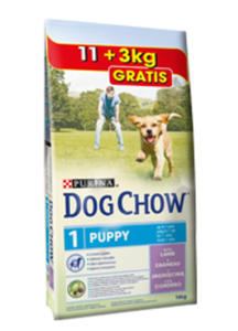 DOG CHOW PUPPY Z JAGNICIN 11kg +3kg gratis - 2847254313