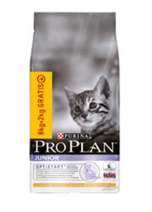 PRO PLAN CAT JUNIOR KURCZAK I RY 8 +2kg gratis - 2838393438