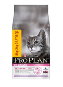 PRO PLAN CAT DELICATE 8 +2kg gratis - 2857855627