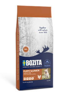 BOZITA PUPPY AND JUNIOR WHEAT FREE KARMA DLA SZCZENIT 12,5 kg - 2854111595