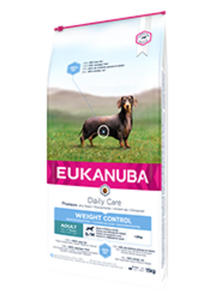 EUKANUBA ADULT SMALL / MEDIUM WEIGHT CONTROL KARMA DLA PSA 15 kg - 2854111597