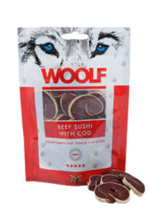 WOOLF BEEF SUSHI WITH COD PRZYSMAK DLA PSA dostpne do wyczerpania zapasw 100 g - 2856154785