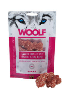 WOOLF SMALL BONE OF DUCK AND RICE PRZYSMAK DLA PSA 100 g - 2843156006