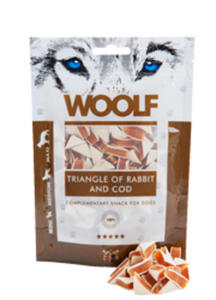 WOOLF RABBIT AND COD TRIANGLE PRZYSMAK DLA PSA 100 g - 2849793915