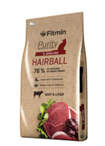 FITMIN CAT PURITY HAIRBALL KARMA DLA KOTÃÂW...