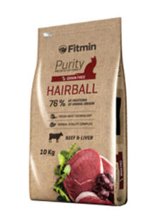 FITMIN CAT PURITY HAIRBALL KARMA DLA KOTÃÂW...