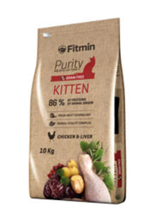 FITMIN CAT PURITY KITTEN KARMA DLA KOCIT 10 kg