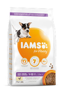 IAMS FOR VITALITY PUPPY SMALL / MEDIUM KARMA DLA SZCZENIT 3 kg - 2854928645