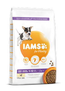 IAMS FOR VITALITY PUPPY SMALL / MEDIUM KARMA DLA SZCZENIT 12 kg - 2854928650