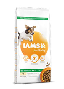 IAMS FOR VITALITY ADULT SMALL / MEDIUM KARMA DLA PSA 12 kg - 2857031783