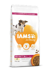 IAMS FOR VITALITY SENIOR SMALL / MEDIUM KARMA DLA STARSZEGO PSA 12 kg - 2857031784