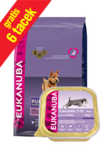 EUKANUBA PUPPY SMALL BREED 7,5kg +6 tacek - 2856565555