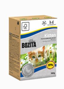 BOZITA KITTEN MOKRA KARMA DLA KOCIT 6x190g - 2863345375