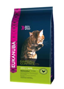 EUKANUBA CAT HAIRBALL CONTROL KARMA DLA KOTA dostpne do wyczerpania zapasów 2 kg