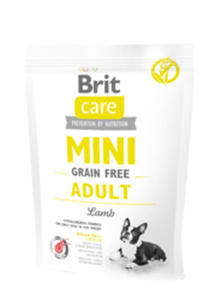 BRIT CARE MINI GRAIN FREE ADULT LAMB 400 g - 2860438923