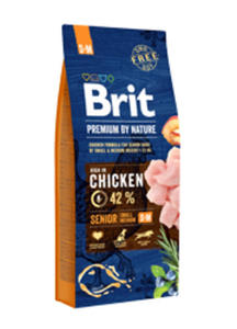 BRIT PREMIUM BY NATURE SENIOR SMALL / MEDIUM KARMA DLA PSA 1 kg - 2860438676