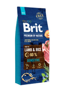 BRIT PREMIUM BY NATURE SENSITIVE LAMB KARMA DLA PSA 3 kg - 2860438791