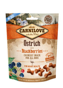 CARNILOVE CRUNCHY PRZYSMAK DLA PSA - miso strusia z jeynami 200 g - 2862566195