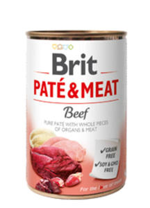 BRIT PATE / MEAT MOKRA KARMA DLA PSA - z woowin 6x400 g - 2863272653