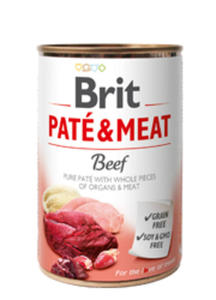 BRIT PATE / MEAT MOKRA KARMA DLA PSA - z woowin 12x400 g - 2863272649