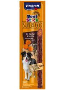 VITAKRAFT BEEF STICK SUPERFOODS Z CHI I MARCHEWK DLA PSA 1 sztuka - 2860439703