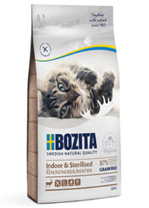 BOZITA CAT INDOOR / STERILISED KARMA DLA STERYLIZOWANEGO KOTA z reniferem dostpne do wyczerpania zapasw 400 g - 2863345453