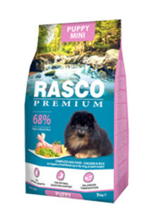 RASCO PREMIUM PUPPY MINI KARMA DLA SZCZENIT RAS MAYCH 3 kg - 2860438937