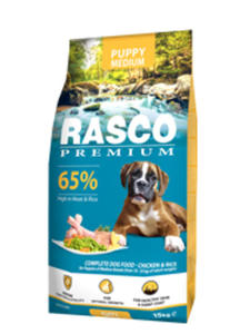 RASCO PREMIUM PUPPY MEDIUM KARMA DLA SZCZENIT RAS REDNICH 15 kg - 2860438961