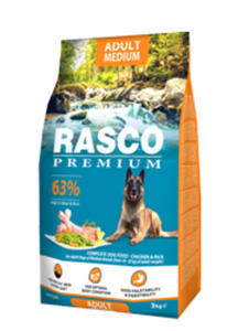 RASCO PREMIUM ADULT MEDIUM KARMA DLA PSW RAS REDNICH 3 kg - 2860438909