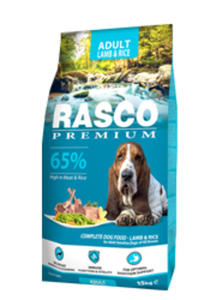 RASCO PREMIUM SENSITIVE LAMB / RICE KARMA DLA PSA 15 kg - 2860439109