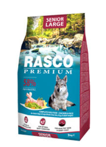 RASCO PREMIUM SENIOR LARGE KARMA DLA STARSZEGO PSA 3 kg - 2860438949