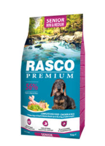 RASCO PREMIUM SENIOR MINI / MEDIUM KARMA DLA STARSZEGO PSA 1 kg - 2860438957