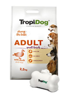 TROPIDOG PREMIUM ADULT SMALL KACZKA I RY - 2863187592